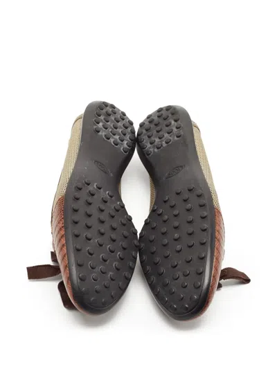 Pre-owned Tod's Vintage Patchwork Ballet Flats
