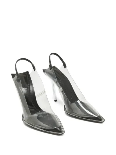 Pre-owned Alexander Wang 110mm Transparent-design Heeled Pumps