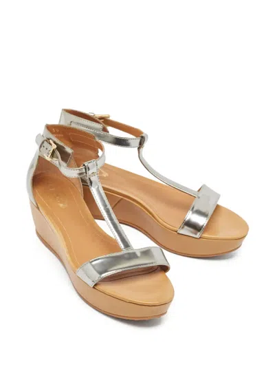 Pre-owned Tod's Vintage  80mm Leather Platform Sandals