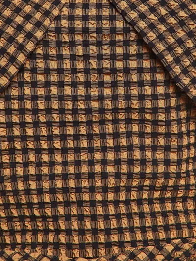 Pre-owned Nanushka Checked Skirt And Top Set