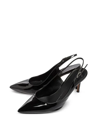 Pre-owned Giuseppe Zanotti Vintage 80mm Pointed-toe Slingback Pumps