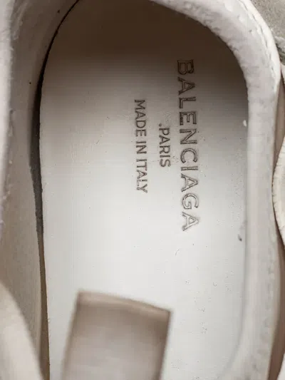 Pre-owned Balenciaga Race Runners Sneakers In White