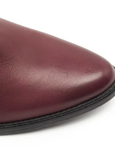 Pre-owned Zadig & Voltaire  Thylana Stud-embellished Cowboy Boots In Red