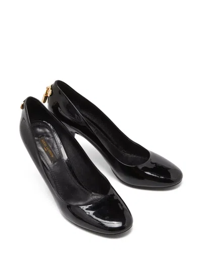 Pre-owned Louis Vuitton 100mm Lock It Pumps