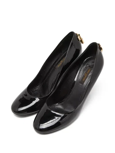 Pre-owned Louis Vuitton 100mm Lock It Pumps