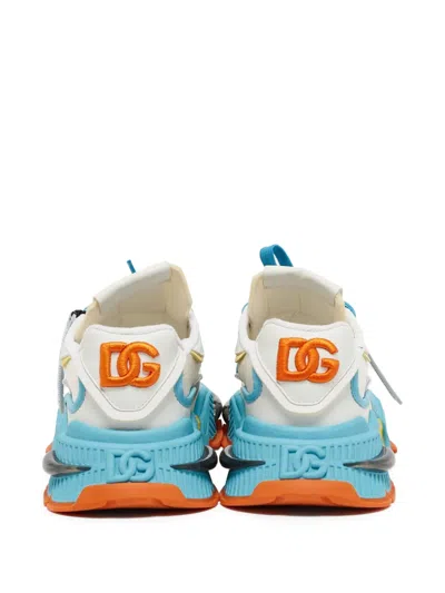 Pre-owned Dolce & Gabbana Leather Sneakers In White