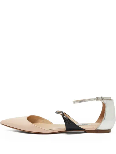 Pre-owned Jimmy Choo Leather Flat Pumps