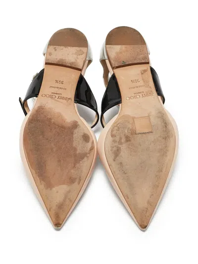 Pre-owned Jimmy Choo Leather Flat Pumps