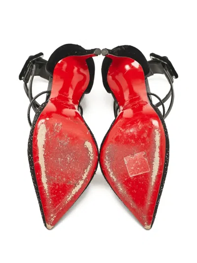 Pre-owned Christian Louboutin 110mm Suzanna Sparkling Pumps