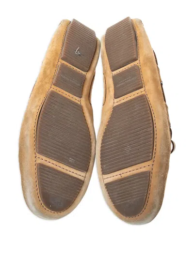 Pre-owned Bottega Veneta Woven Moccasin Loafers
