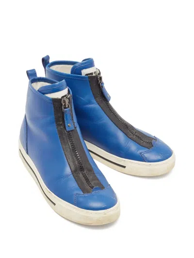 Pre-owned Marc Jacobs Vintage  Zip-up High-top Trainers