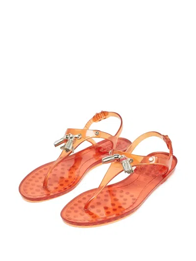 Pre-owned Tod's Vintage  Transparent Jelly Sandals