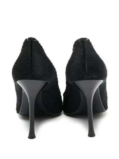 Pre-owned Le Silla  100mm Crystal-embellished Pumps In Black