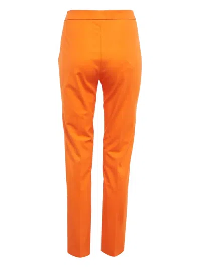 Pre-owned Moschino Tailored Trousers In Orange