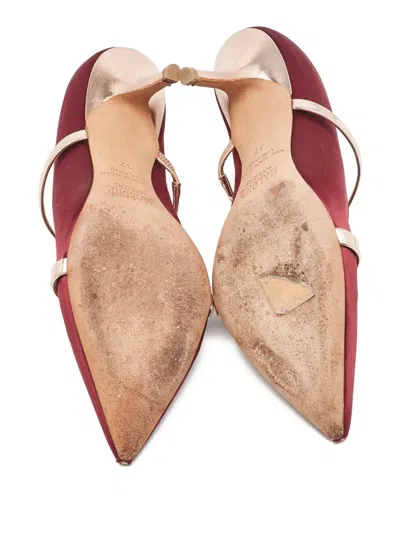 Pre-owned Malone Souliers  105mm Maureen Pointed-toe Mules