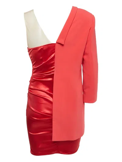 Pre-owned Elisabetta Franchi  Asymmetric Satin Dress