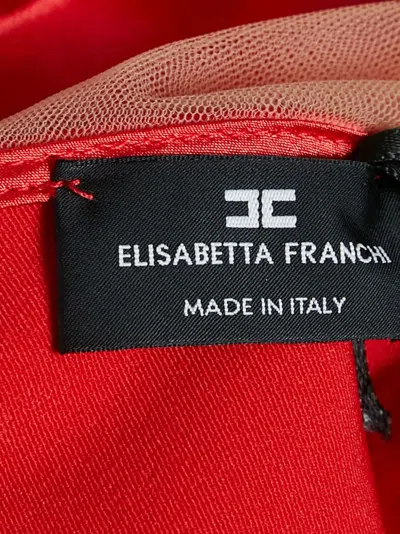 Pre-owned Elisabetta Franchi  Asymmetric Satin Dress