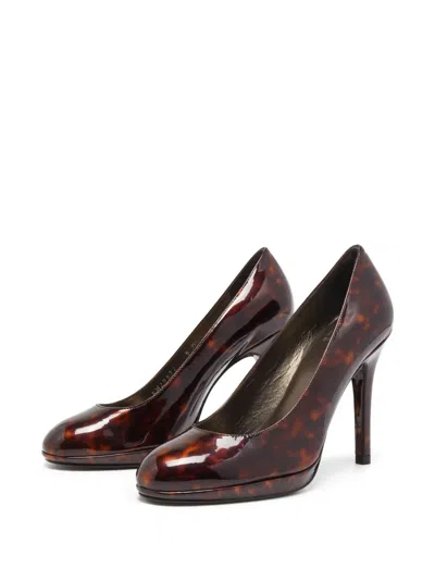 Pre-owned Stuart Weitzman 105mm Leather Pumps In Brown