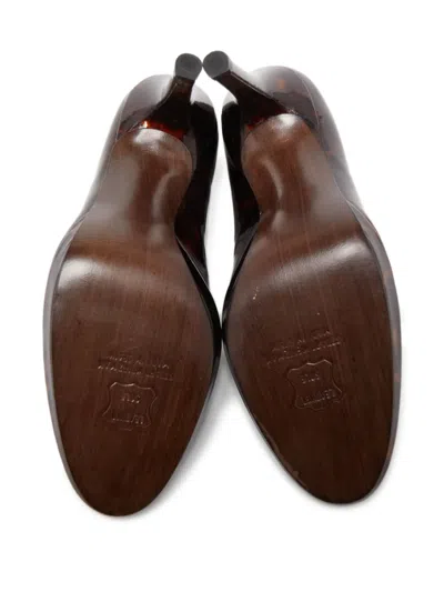 Pre-owned Stuart Weitzman 105mm Leather Pumps In Brown