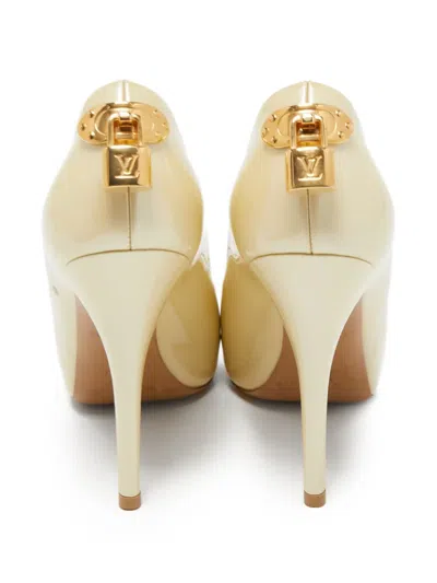 Pre-owned Louis Vuitton 140mm Oh Really! Pumps In White