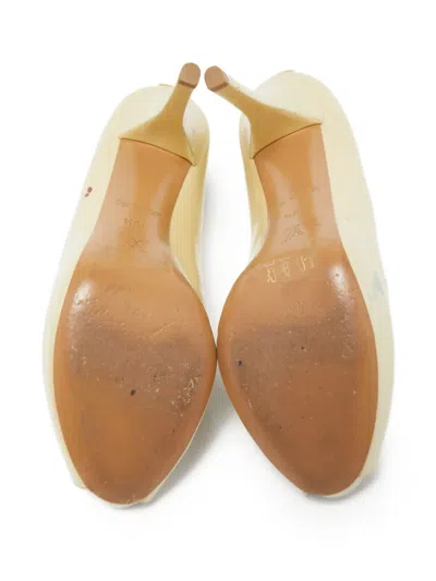 Pre-owned Louis Vuitton 140mm Oh Really! Pumps In White