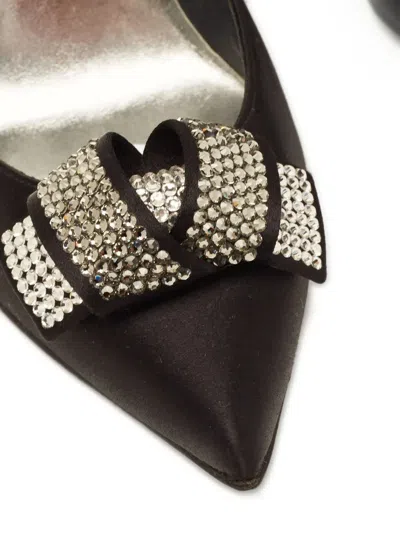 Pre-owned Stuart Weitzman  110mm Embellished Pumps In Black