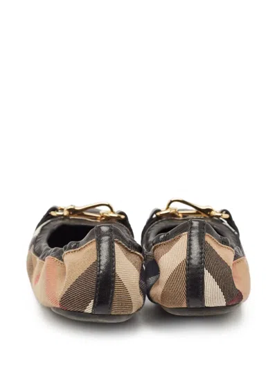 Pre-owned Burberry House-check Ballet Flats