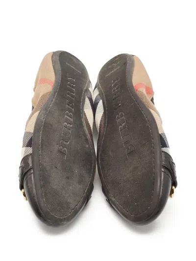 Pre-owned Burberry House-check Ballet Flats