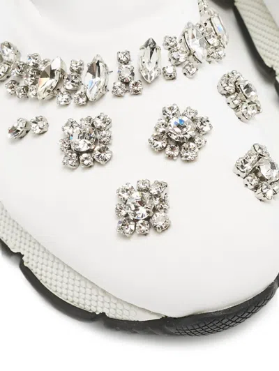 Pre-owned Prada Crystal-embellished Sneakers