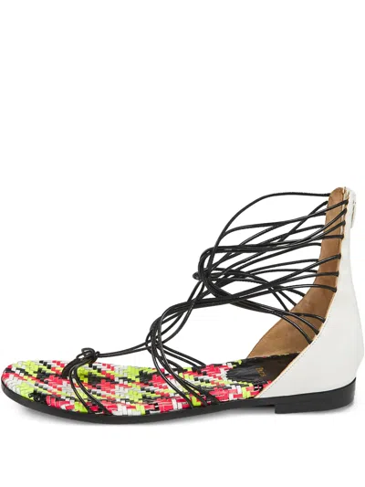 Pre-owned Christian Louboutin Leather Flat Sandals