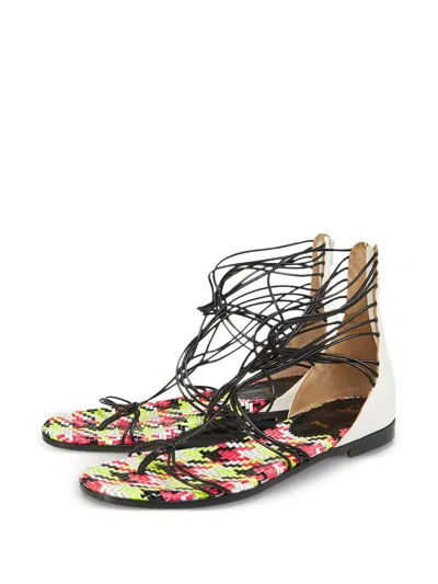 Pre-owned Christian Louboutin Leather Flat Sandals