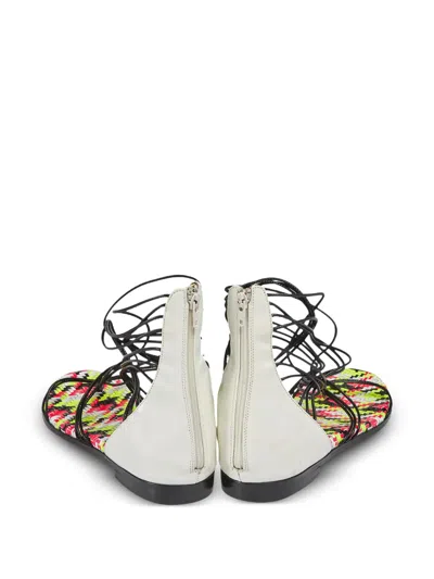 Pre-owned Christian Louboutin Leather Flat Sandals