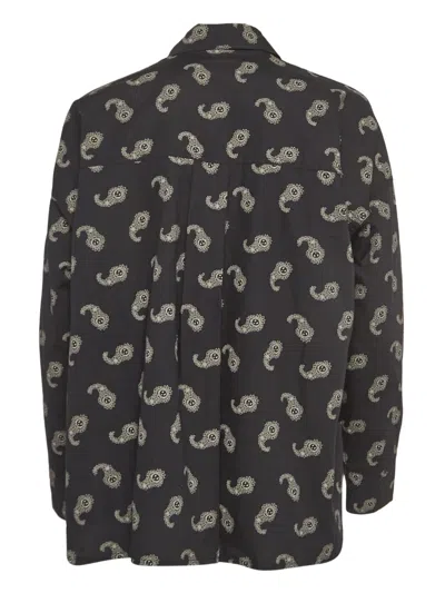Pre-owned Zadig & Voltaire  Tamara Paisley-print Shirt In Black