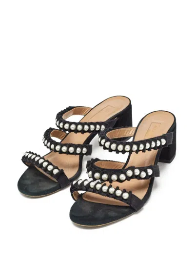 Pre-owned Aquazzura Suede 60mm Leather Sandals