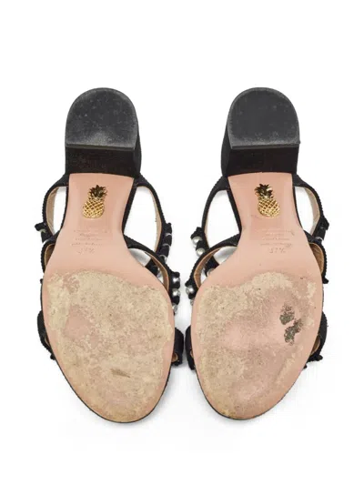 Pre-owned Aquazzura Suede 60mm Leather Sandals