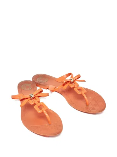 Pre-owned Dior Chain-detail Flat Sandals