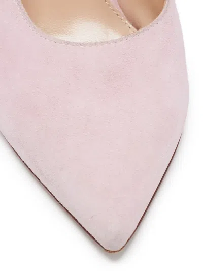 Pre-owned Gianvito Rossi  80mm Pointed-toe Mules In Pink