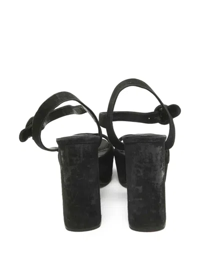Pre-owned Prada 110mm Platform Block-heel Sandals