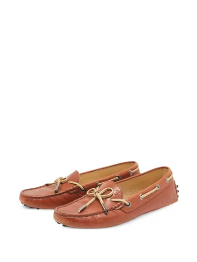 Pre-owned Tod's Vintage  Gommino Loafers In Brown