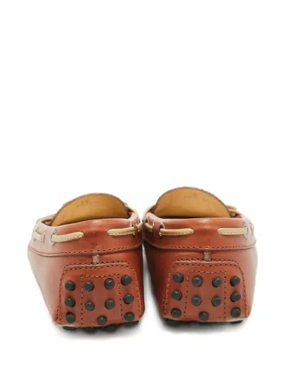 Pre-owned Tod's Vintage  Gommino Loafers In Brown