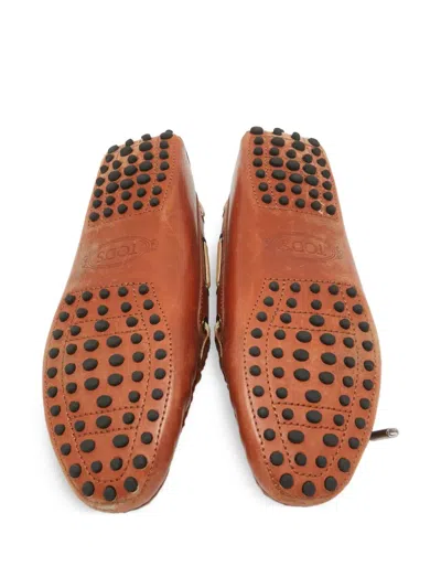 Pre-owned Tod's Vintage  Gommino Loafers In Brown