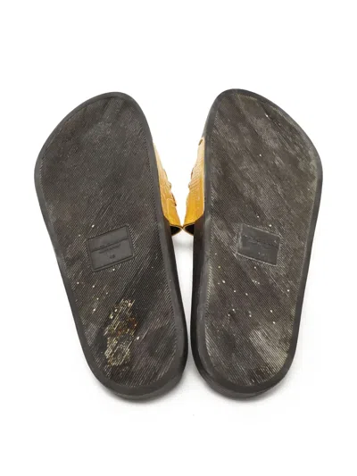 Pre-owned Dolce & Gabbana Appliqué-detail Jacquard Sandals