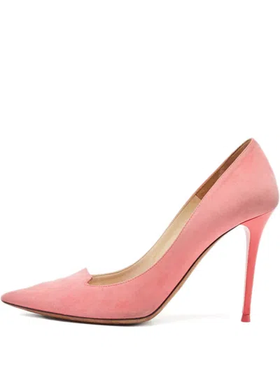 Pre-owned Jimmy Choo Pointed-toe Suede Pumps