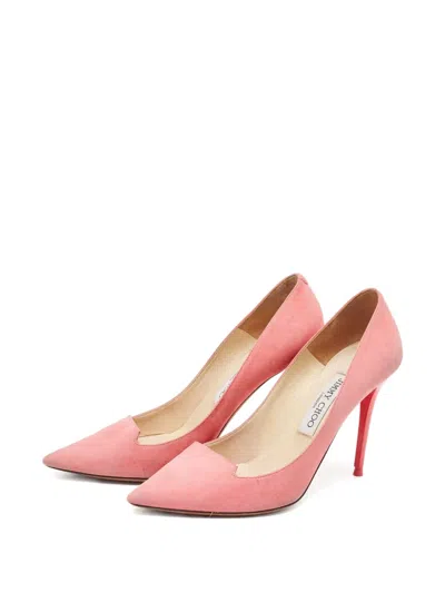 Pre-owned Jimmy Choo Pointed-toe Suede Pumps