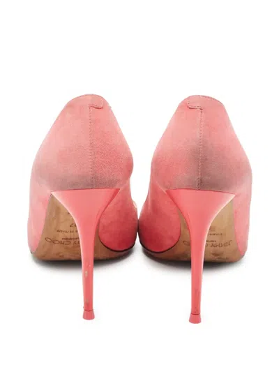 Pre-owned Jimmy Choo Pointed-toe Suede Pumps
