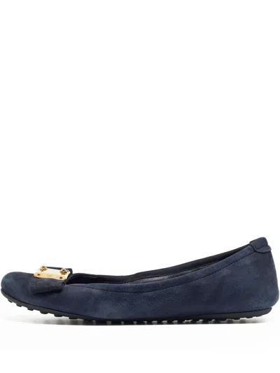 Pre-owned Louis Vuitton Bow-detail Ballet Flats