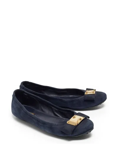 Pre-owned Louis Vuitton Bow-detail Ballet Flats