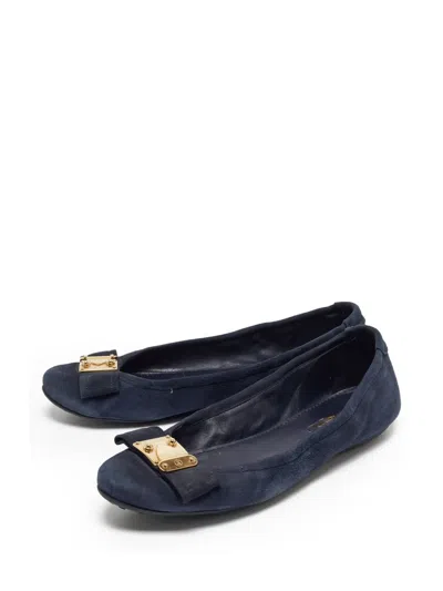 Pre-owned Louis Vuitton Bow-detail Ballet Flats