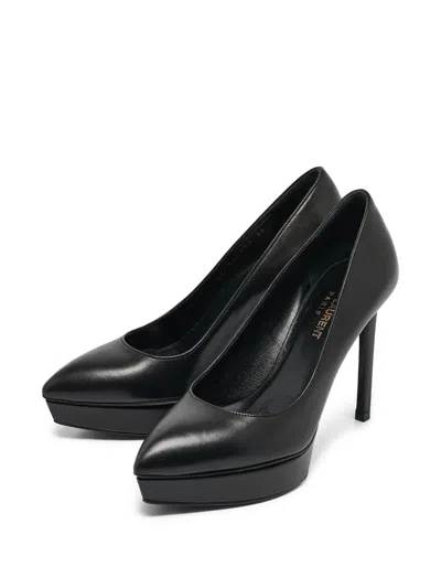 Pre-owned Saint Laurent 105mm Leather Pumps