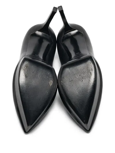 Pre-owned Saint Laurent 105mm Leather Pumps